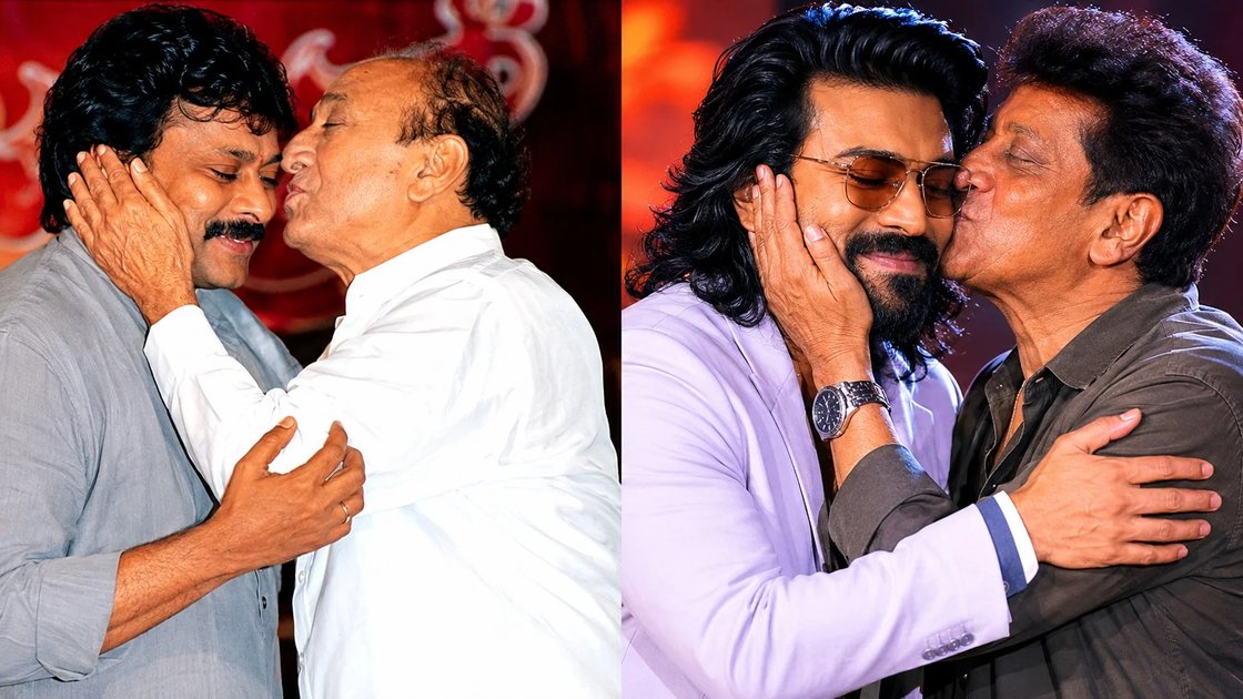 చిరంజీవి రాజ్ కుమార్ ఫోటో రీక్రియేట్ చేసిన చరణ్ శివన్న
