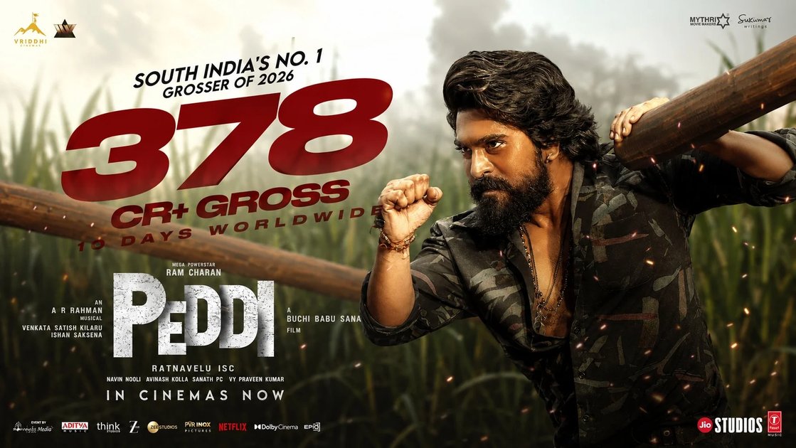 రోజుల్లో సౌత్ ఇండియాలోనే టాప్ గ్రాసర్ గా పెద్ది