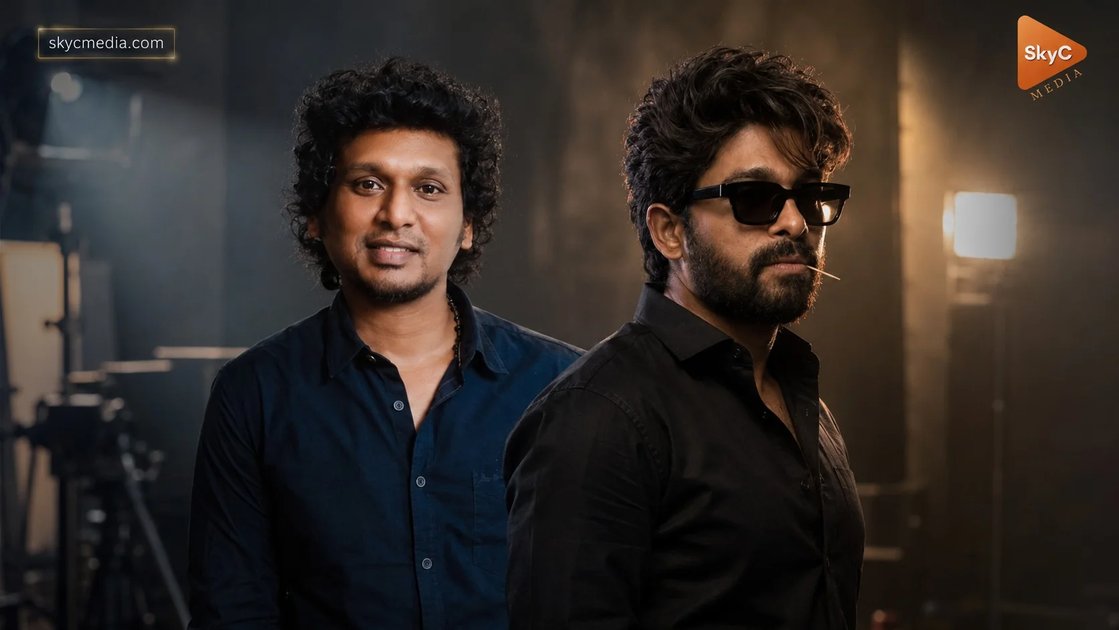 రాకా సెట్స్ నుంచి విరామం.. బన్నీ షాకింగ్ లుక్