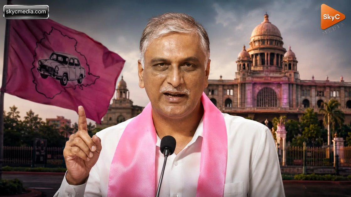 నీకు మా రక్తం కావాలా అంటూ హరీష్ మండిపాటు